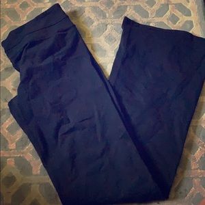 Lululemon black leggins flare bottom EUC